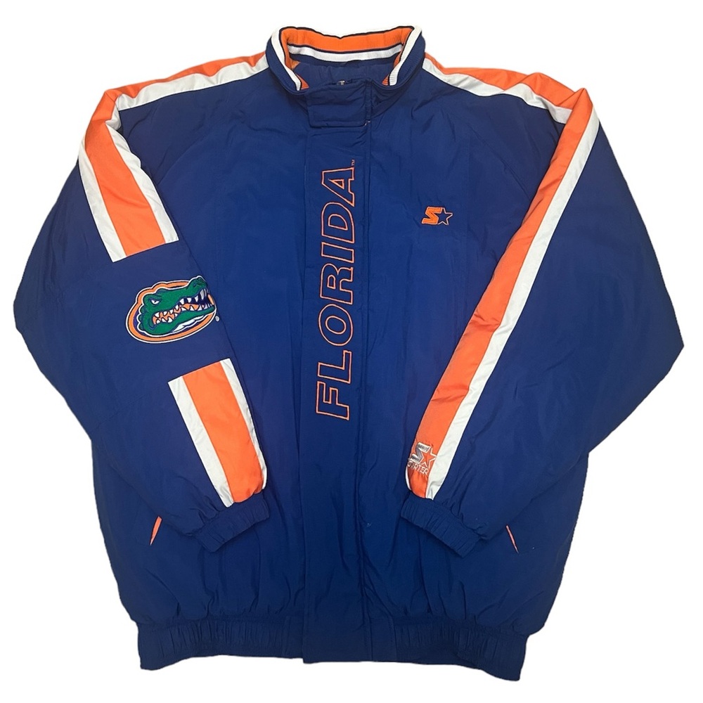 VINTAGE 90s University of Florida Gators Starter Windbreaker Jacket XL